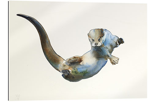 Tableau en plexi-alu Floating Otter