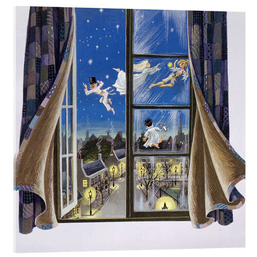 Akrylbillede Peter Pan illustration