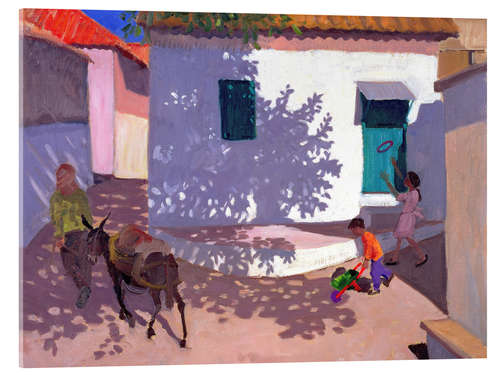 Quadro em acrílico Green Door and Shadows, Lesbos, 1996
