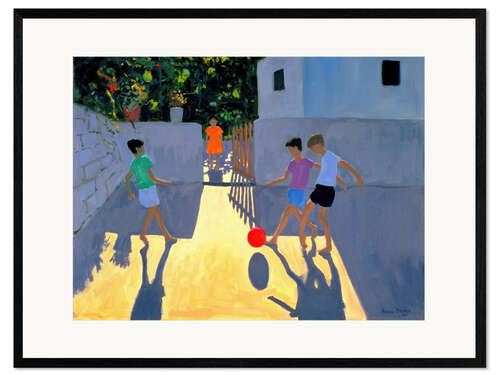 Framed art print Footballers, Kos, 1993