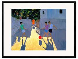 Framed art print Footballers, Kos, 1993