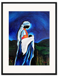 Gerahmter Kunstdruck Madonna mit Kind - geliebter Sohn, 2008