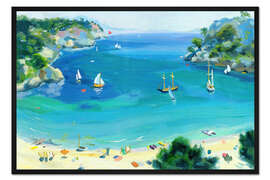 Gerahmter Kunstdruck Cala Galdana, Minorca, 1979