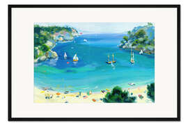 Framed art print Cala Galdana, Minorca, 1979