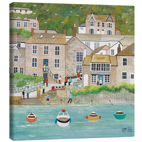 Canvas print The wharf in Mousehole