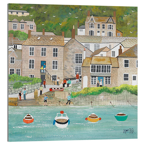 Tableau en plexi-alu Le quai de Mousehole