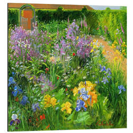 Magnettafel Blumengarten