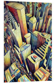 Foam board print The Chrysler Building, 1993