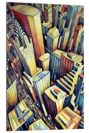 Tableau en plexi-alu Le Chrysler Building, 1993