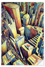 Selvklebende plakat The Chrysler Building, 1993