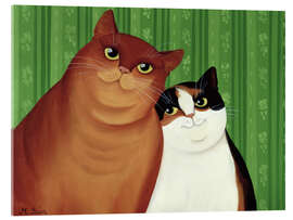 Tableau en verre acrylique Chats - Magdolna Ban