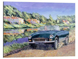 Magnettafel MGB an einem französischen Kanal