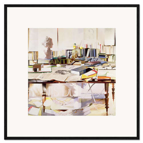 Stampa artistica con cornice Reference, 1991