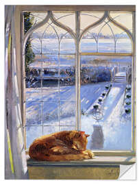 Sisustustarra Cat in the Window
