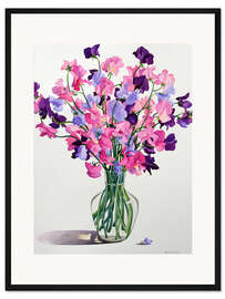 Gerahmter Kunstdruck Vase mit Blumen, 2007