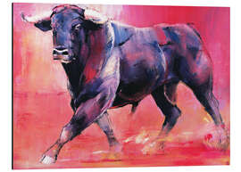 Magnettafel Trabender Stier