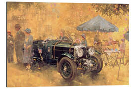 Magnettafel Gartenfest mit dem Bentley