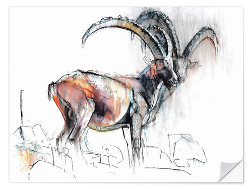 Wall sticker Ibex I