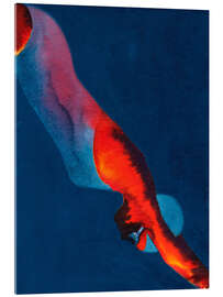 Acrylic print Diver, 2011