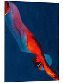 Tableau en aluminium Diver, 2011