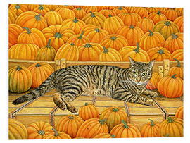 PVC-tavla Cat in Pumpkin