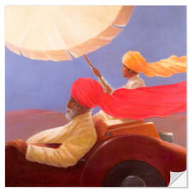 Muursticker Frenzied Maharaja, 2010