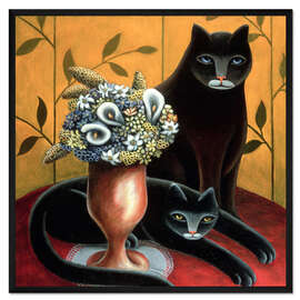 Gerahmter Kunstdruck Das gute Leben