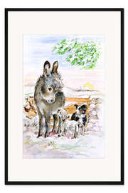 Gerahmter Kunstdruck Beste Freunde