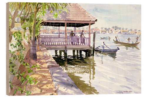 Wood print The Jetty, Cochin