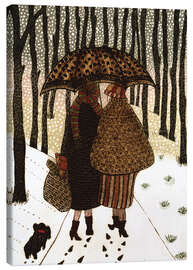 Canvas print Snowflakes - Gillian Lawson