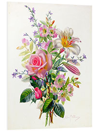 Foam board print A Pink Bouquet