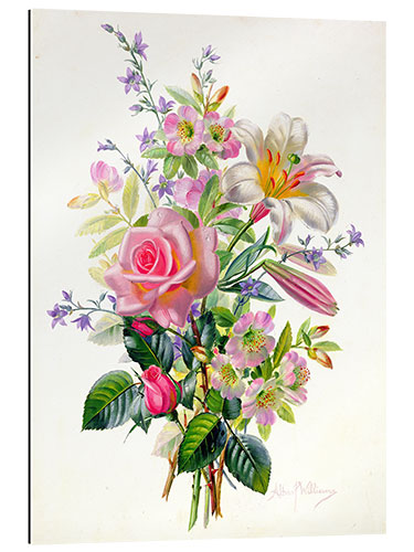 Tableau en plexi-alu A Pink Bouquet