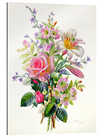 Tableau en plexi-alu A Pink Bouquet