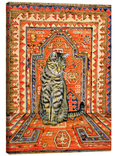 Canvas print Carpet Cat