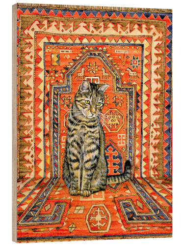 Stampa su legno Carpet Cat