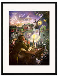 Gerahmter Kunstdruck Hans Christian Andersen