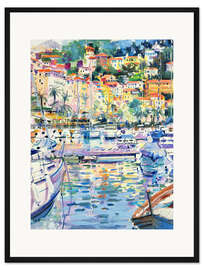 Gerahmter Kunstdruck Riviera Yachten, 1996