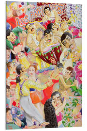 Magnettafel Salsa Nacht