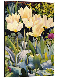 Magnettafel Blasse Tulpen