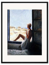 Gerahmter Kunstdruck Blauer Meerestraum