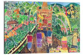 Magnettafel Procession, Peliatan, Bali, 1996