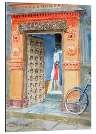 Magnettafel In der Altstadt von Bhuj