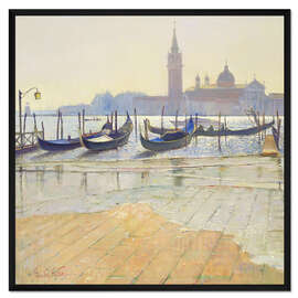 Gerahmter Kunstdruck Venedig im Sonnenaufgang