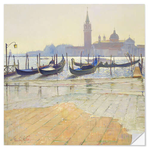 Självhäftande poster Venice at Dawn