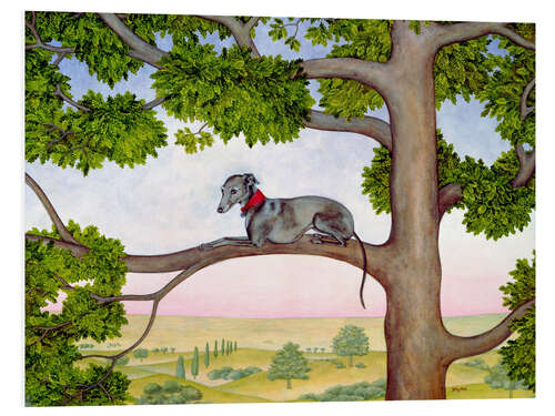 Cuadro de PVC Whippet on the tree