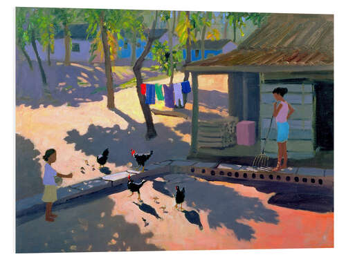 Tableau en PVC Hens and Chickens, Cuba, 1997