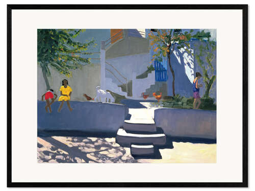 Innrammet kunsttrykk The Yellow Dress, Kos