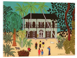 Cuadro de metacrilato La casa de Hemingway, Key West, Florida - Micaela Antohi
