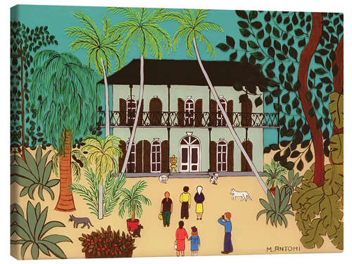 Canvas print Het huis van Hemingway, Key West, Florida