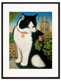 Gerahmter Kunstdruck Humphrey, die Katze